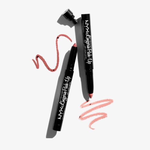 Lip Lingerie Push-Up Long-Lasting Nude Lipstick & Sharpener bundle pack of 3 - Picture 1 of 4